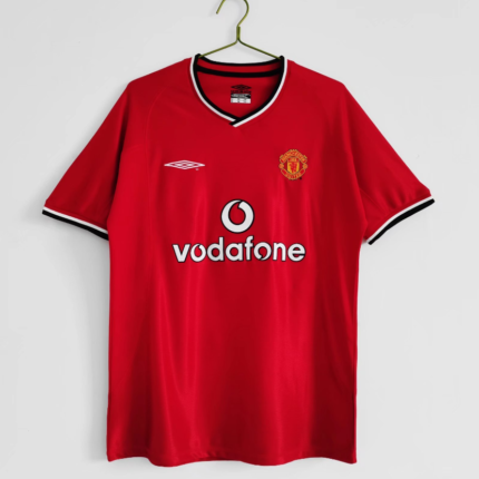 2000 2002 Retro Manchester United Football Shirt  jersey