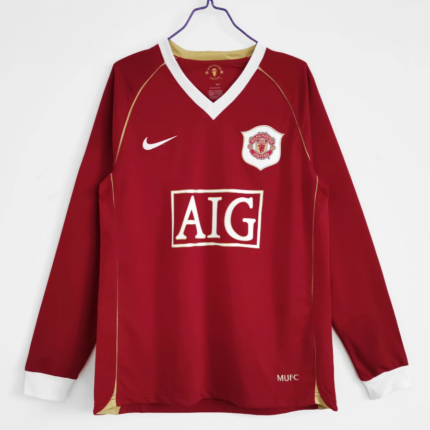 2006 2007 Retro Manchester United Football Shirt  jersey